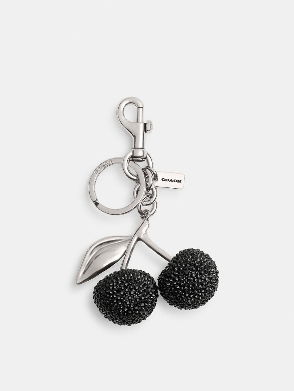 Coach Black Crystal Cherry Bag Charm CCD32 - Purchase includes charm dust bag - - Picture 3 of 3